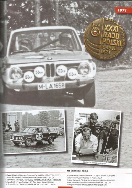 Rajd Polski - 1971r